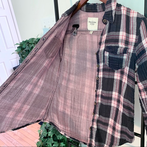 2! Abercrombie Flannel Button Up Shirts - Bundle - Picture 6 of 12